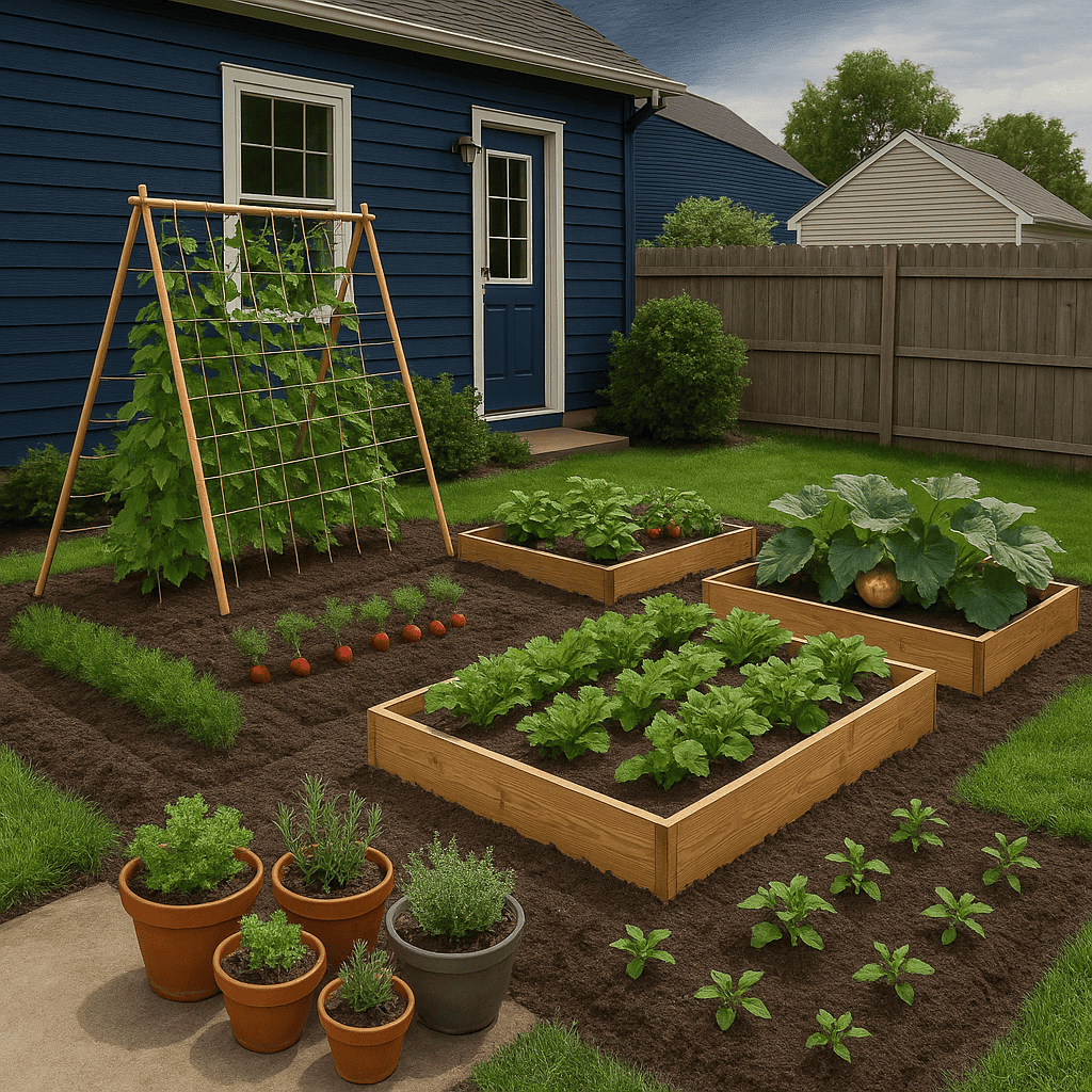 backyard-vegetable-garden-layout-design
